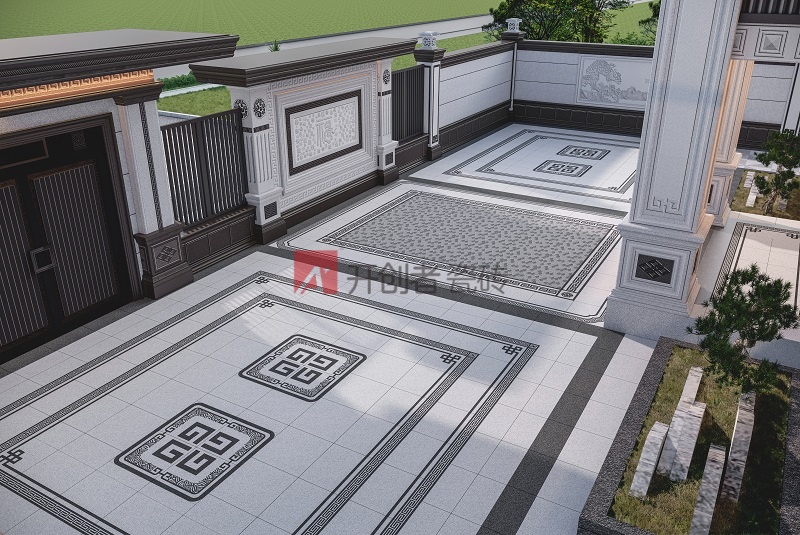 步步高升-芝麻灰配芝麻黑