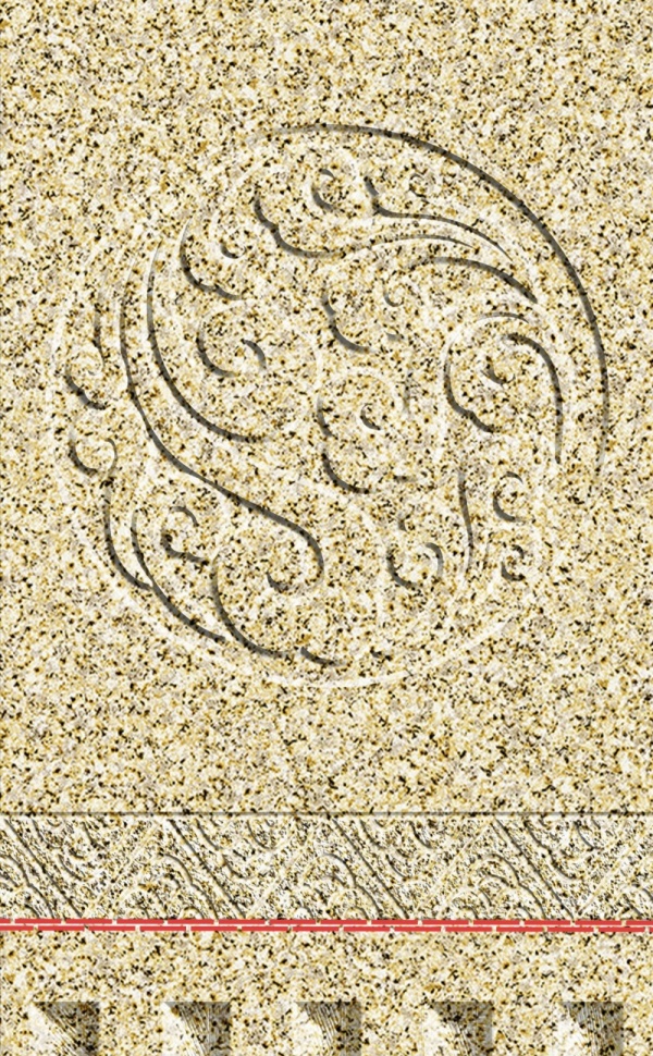 黄金麻祥云。规格：500x800