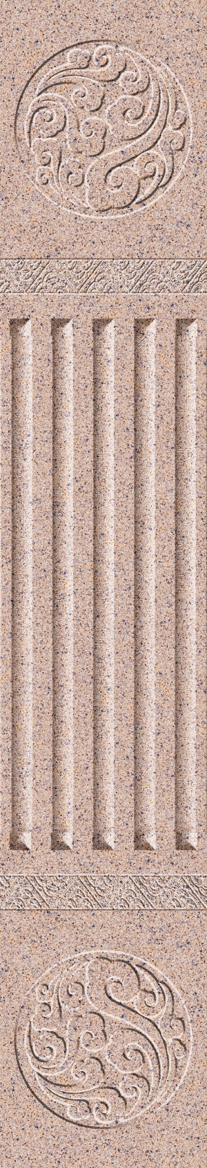 金沙红-加厚双祥云凹凸板