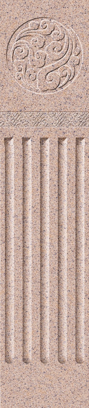 金沙红-加厚祥云凹凸板