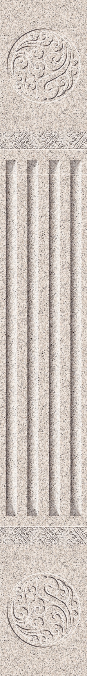 樱花红-祥云凹凸板-双祥云