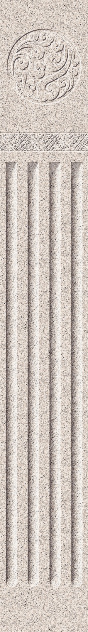 樱花红-祥云凹凸板