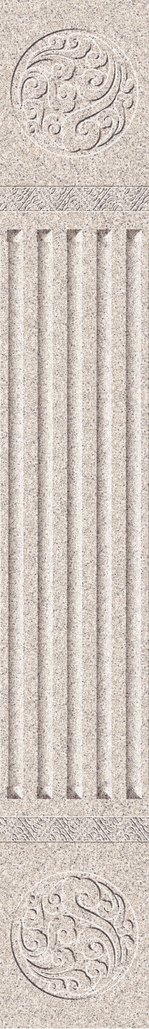 樱花红-祥云凹凸板-双祥云