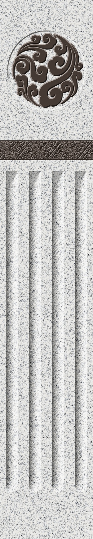 深咖+芝麻白-加厚祥云凹凸板