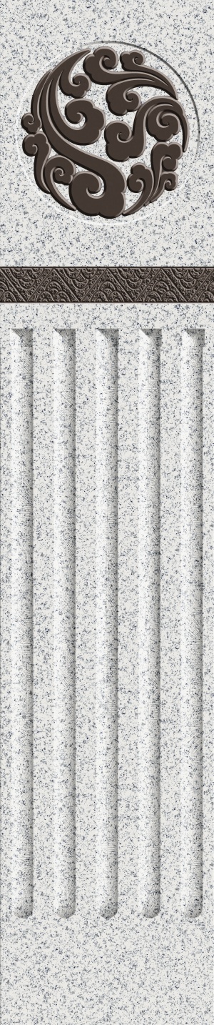 深咖+芝麻白-加厚祥云凹凸板