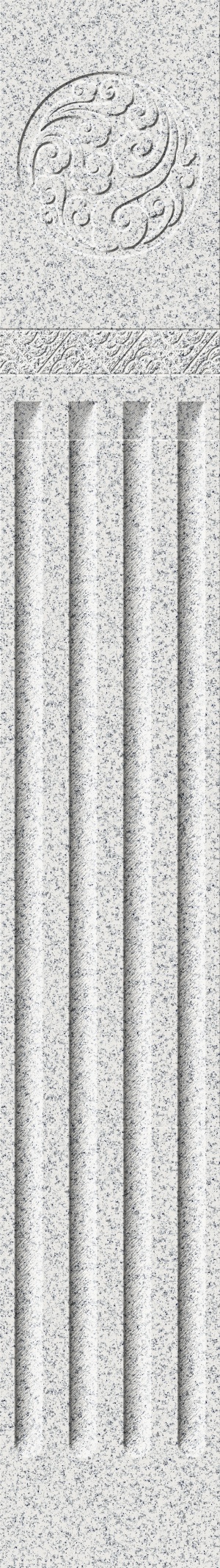 芝麻白-加厚祥云凹凸板