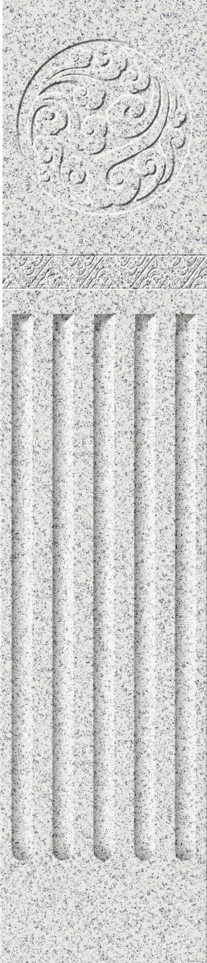 芝麻白-加厚祥云凹凸板