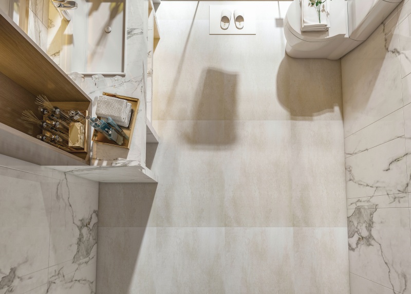 墨图Y612-2710 数码釉叠加水泥工艺 扫面 通体底 0.5%吸水率