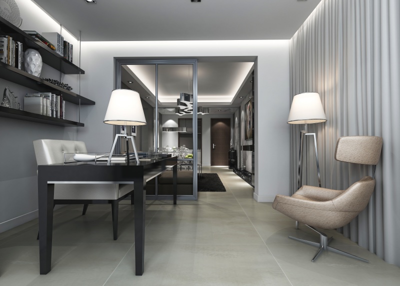 墨图Y612-2710 数码釉叠加水泥工艺 扫面 通体底 0.5%吸水率