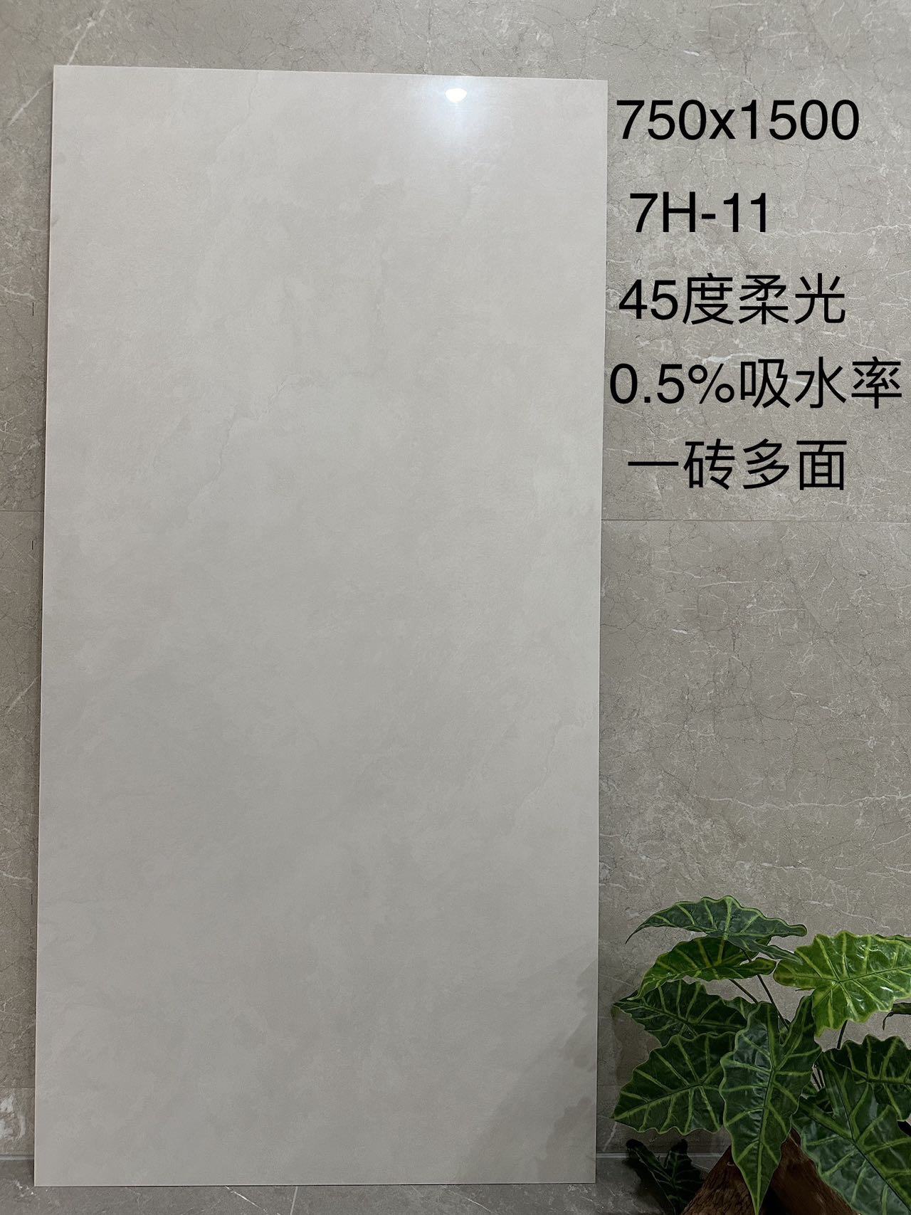 阿迪斯室内砖 45°柔抛通体大理石 柔光新品7H-11 一砖多面 0.5%吸水率