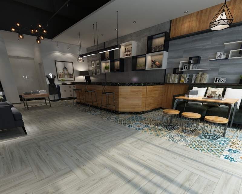 木纹模具面 自然木纹砖P12-N3 一砖多面 0.5%吸水率