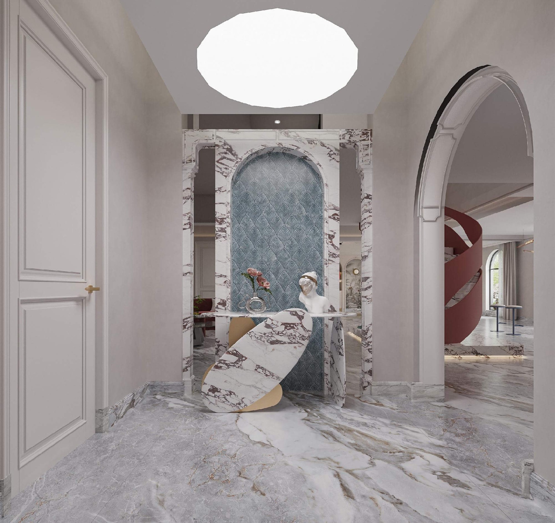 柔光 9SG1227-317-蓝灰-上下左右连