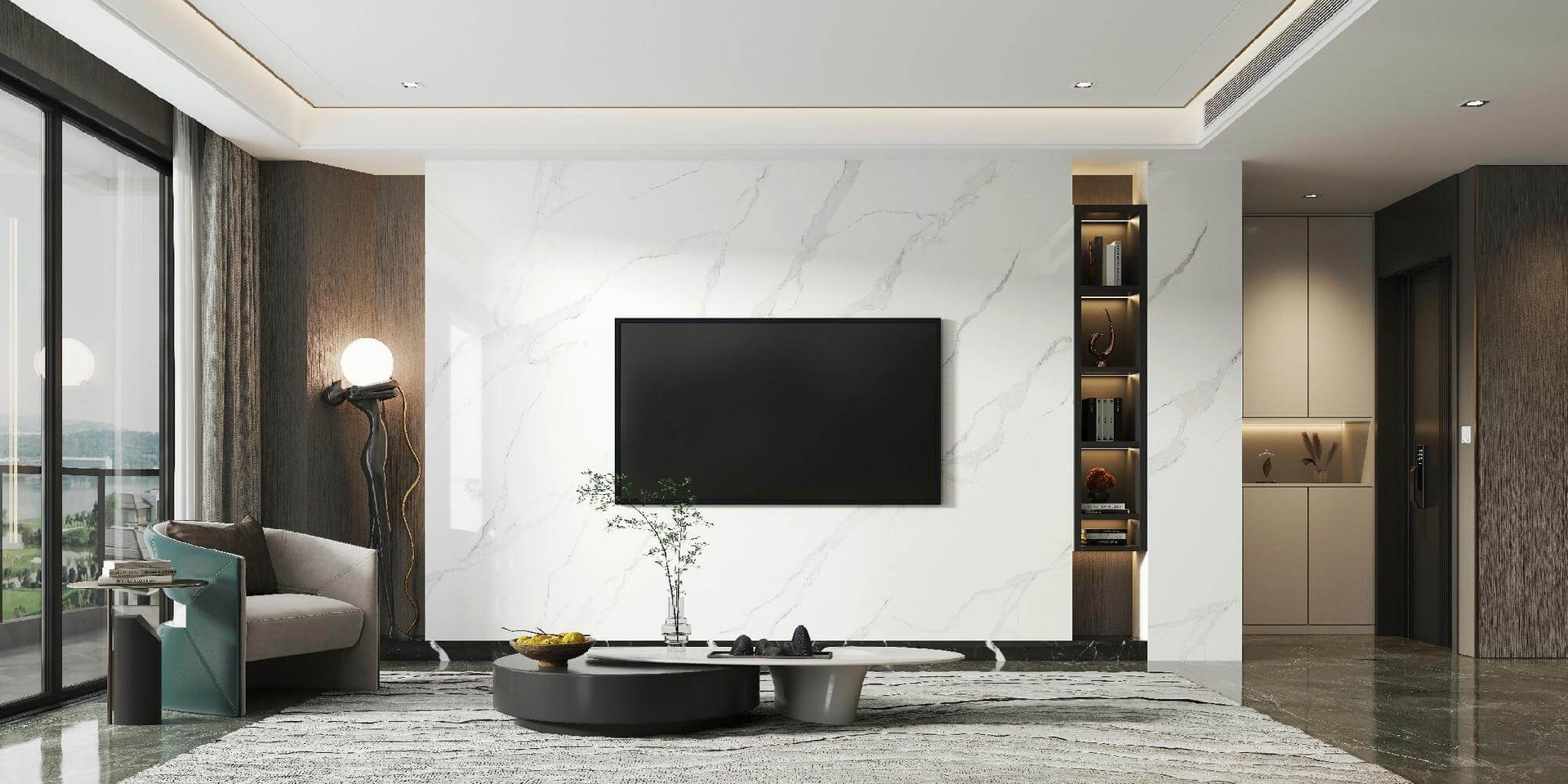 亮光TJ2601-上下左右连-皇家鱼肚白