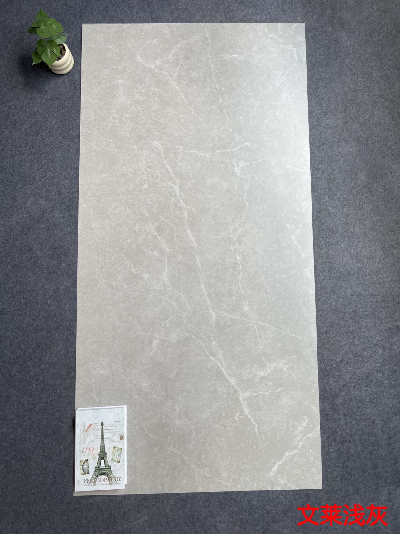 哑光 金丝绒微光石 SR918812文莱浅灰 一石五面 自然切面 哑光金丝绒 8°