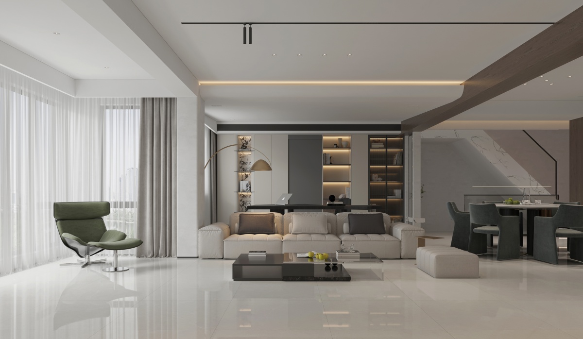 亮光 金刚通体大理石 GTL88017M质感灰 一石五面 自然切面 亮面通体