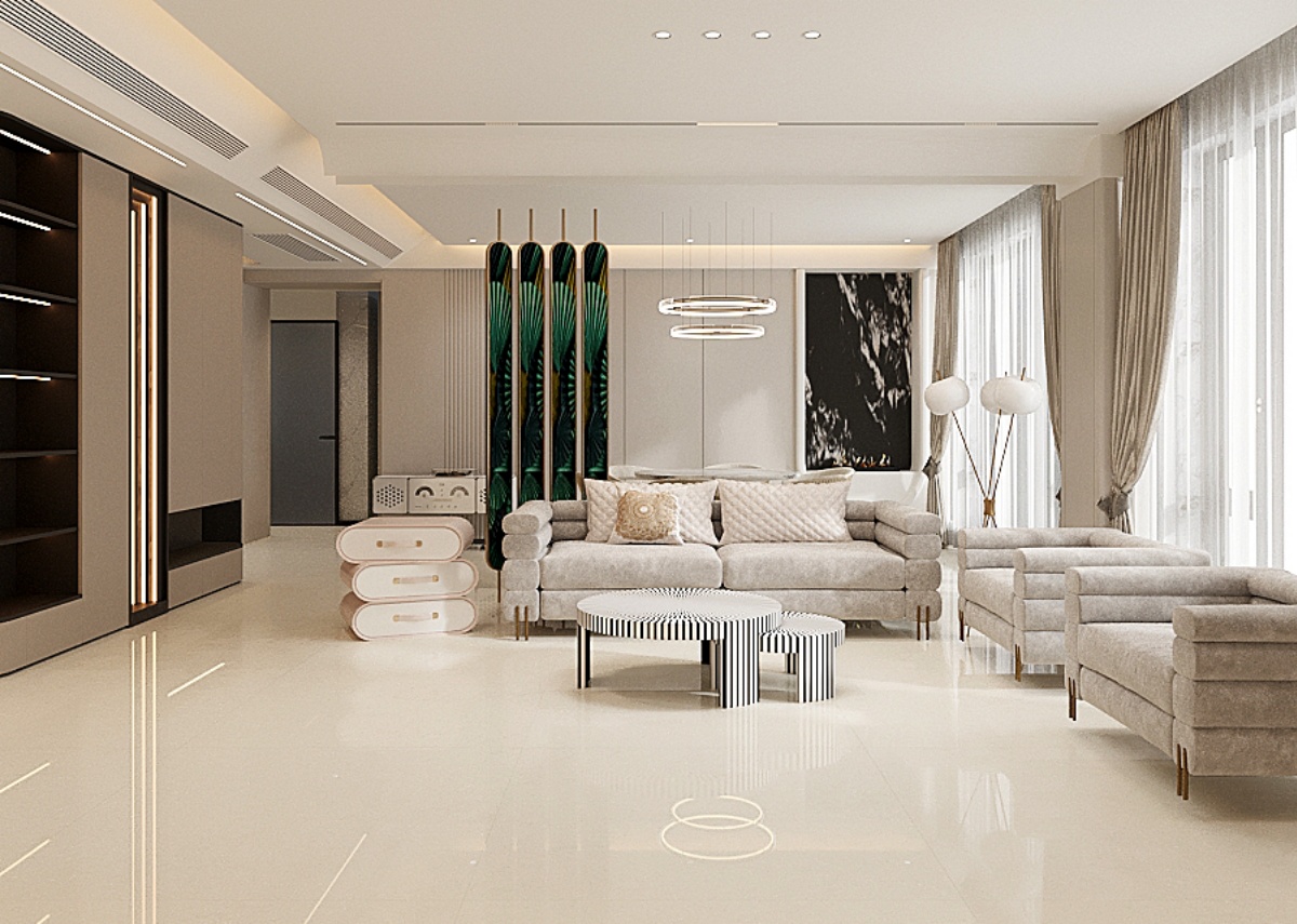 812H1214莎安娜米黄 亮光 12mm通体厚岩板 一石五面 自然切面 超防滑