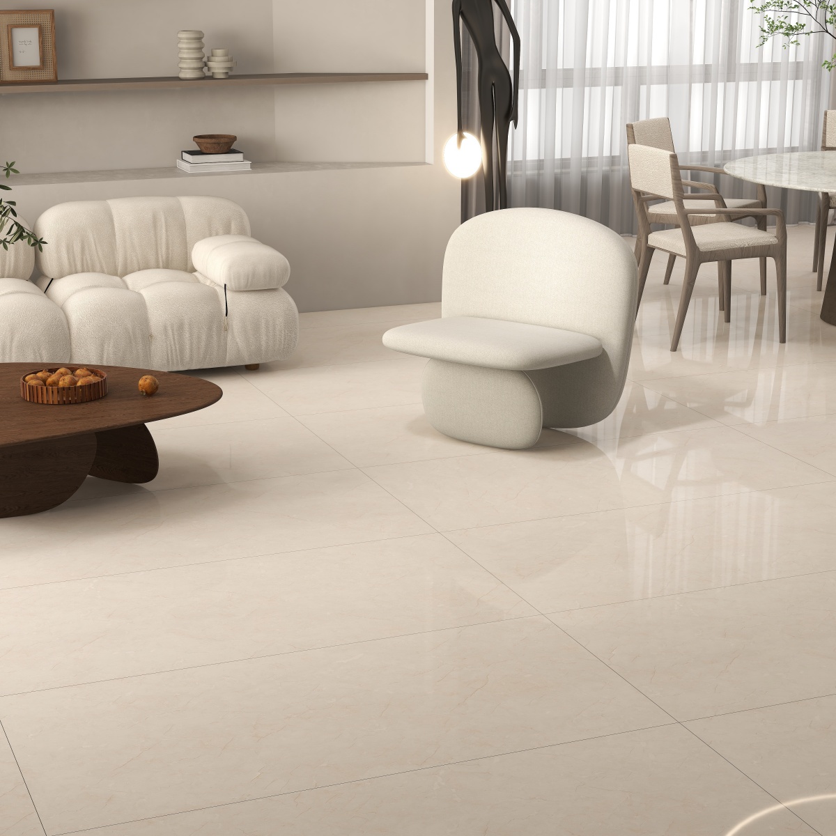 GT715105H极品莎安娜 一石五面 自由连纹 亮光通体